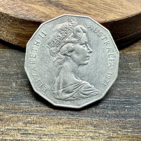 Australian 1971 50 Cent Coin 2